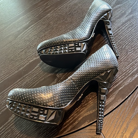 Rachel Zoe leather platform pumps - Picture 5 of 8